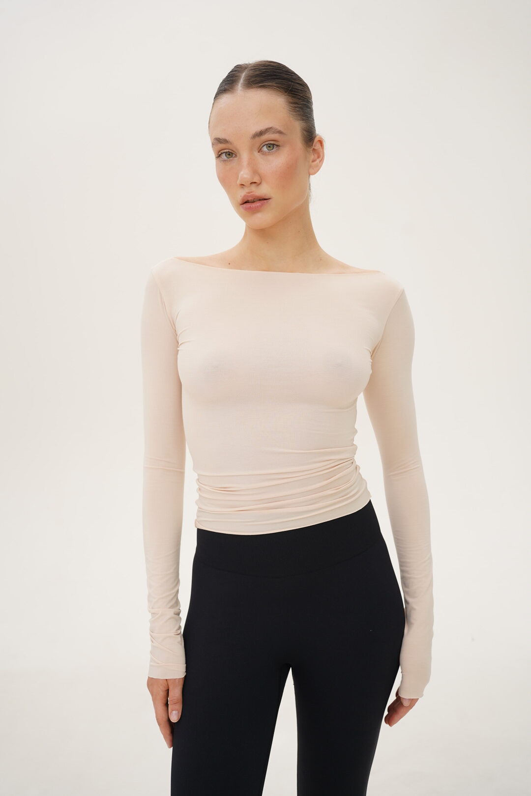 Лонгслів Tina beige