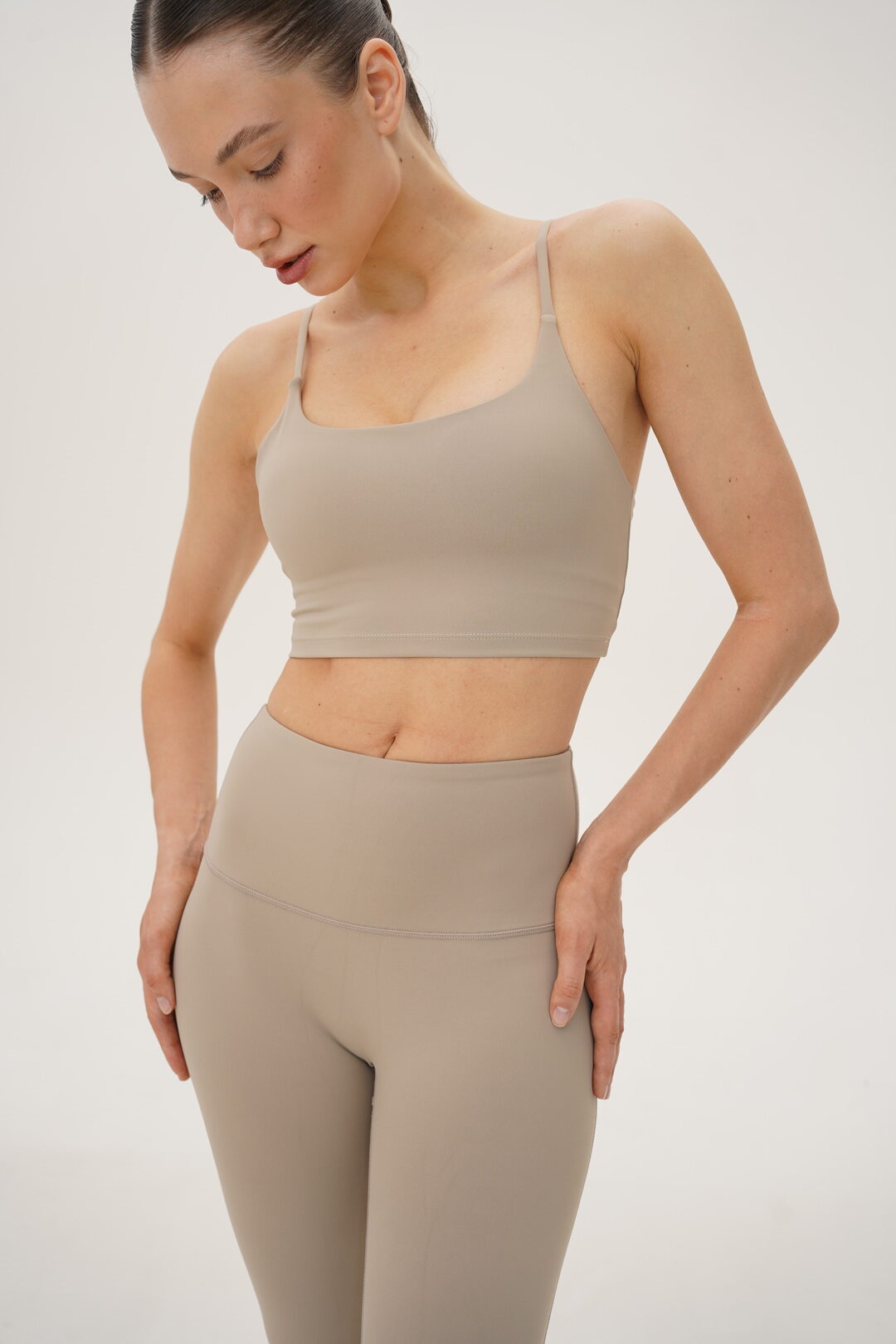 Топ Chloe beige-grey