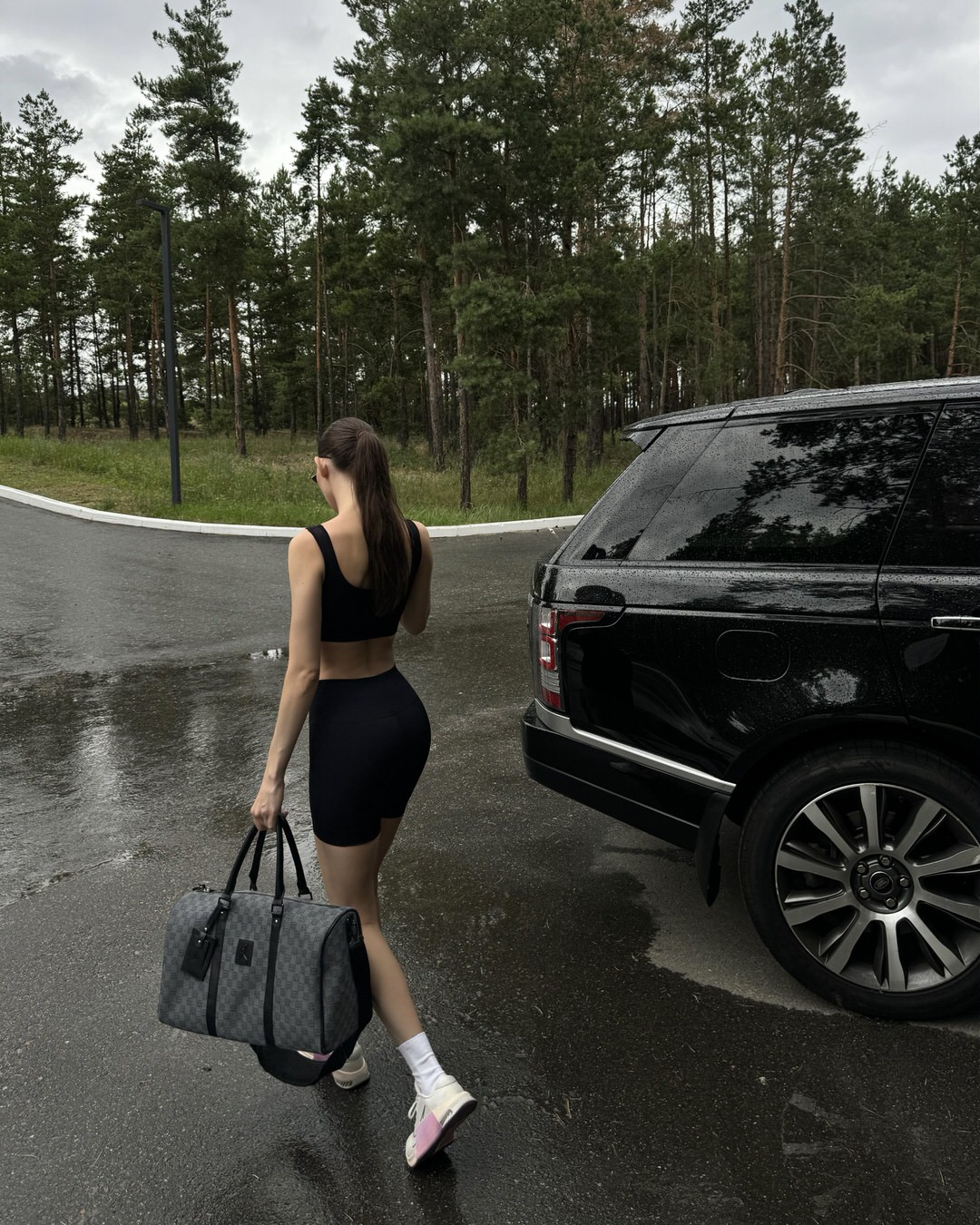 Топ у рубчик Diana black