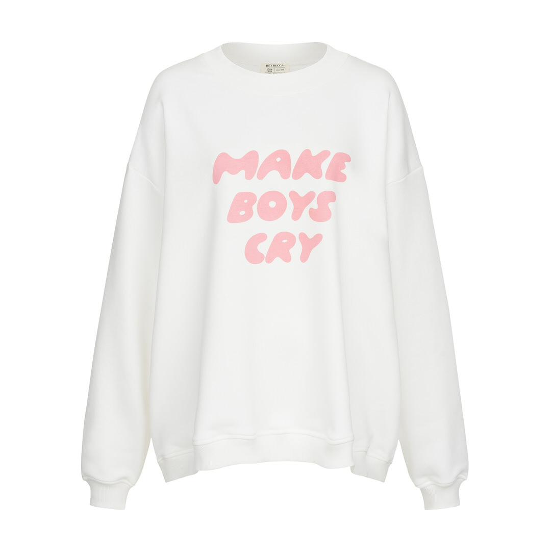 Світшот Ellie “Make boys cry” milk